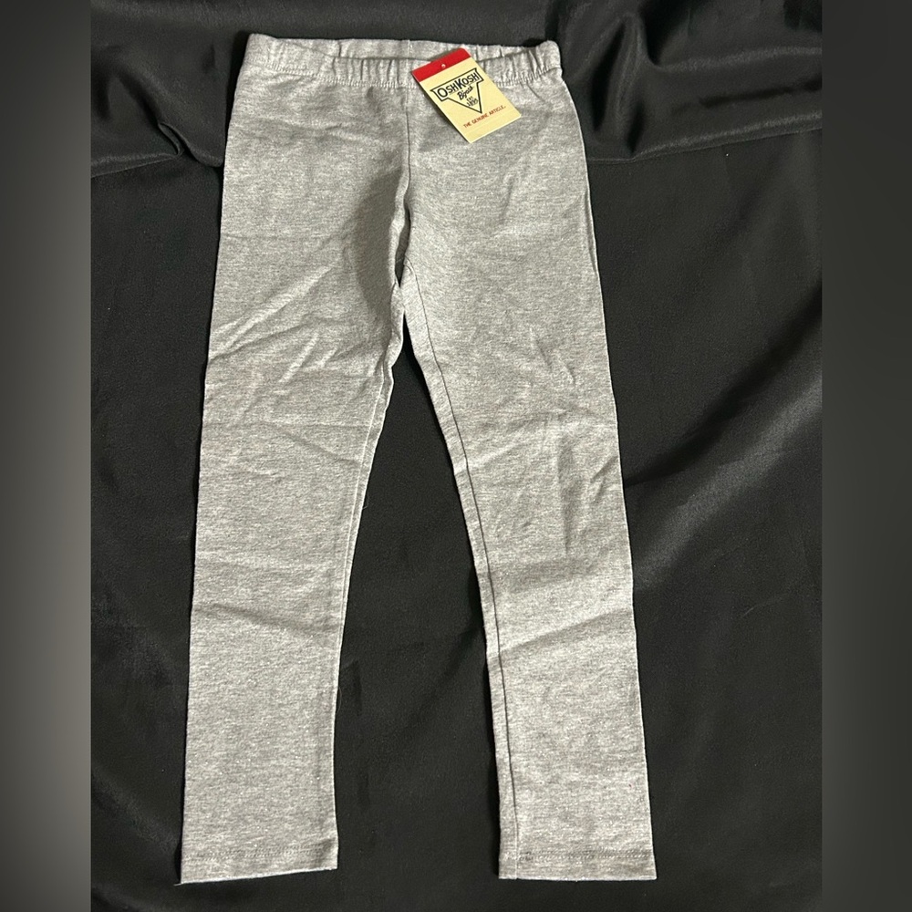 OshKosh B'gosh Gray Glitter Girls' Stretch Leggings 6X NWT